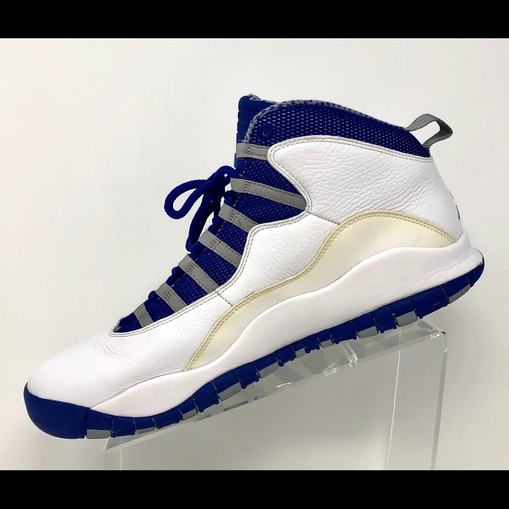 Nike Air Jordan Retro 10 TXT Old Royal 487214-107 - Picture 2 of 8